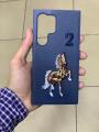 Samsung S24 S23 S22 Ultra Leather Case 3D Embroidery Premium Protective Back Cover. 