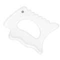 Massage Gua Sha Plate Ceramic Guasha Massage Board Ring Shape Skin Tightening Compact Ergonomic for Face Head Shoulder Knee. 