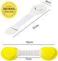 Child Safety Lock Baby Child Safety Care Plastic Locks With Baby Protection Child Safety Drawer Door Cabinet Cupboard - Pack of 5 Pcs.. 