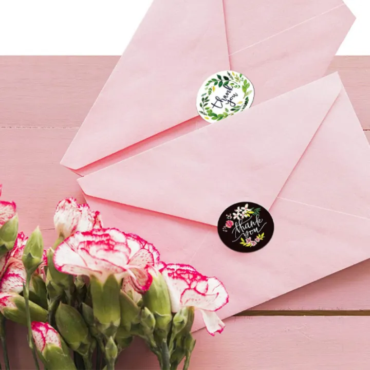 500pcs/Roll%20Sticker%20Round-shape%20"thank%20you"%20Sticker%20Label%20Paper%20Packaging%20Decoration%20Handmade%20Thank%20You%20Sticker%20-%20Image%205
