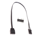 2Pcs for Corsair 4PIN RGB to Standard ARGB 3-Pin 5V Adapter RGB 25cm. 