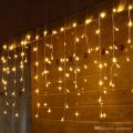 Wedding Lights Fairy Lights 100 LEDs 52 Ft Long String Outdoor Plug In Warm White - Pack of 4 Pcs. 