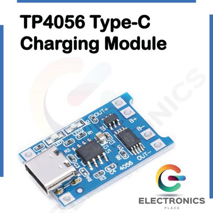 TP 4056 Charging Module | 18650 Lithium battery Charger Type C With Battery Protection BMS - 3.7V