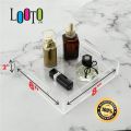 Acrylic Tray with Handles-Countertop Organizer Tray for Kitchen,Bathroom,Office- Storage Box for Cosmetics, Jewelry,Toiletries,Toy,gadgets. 