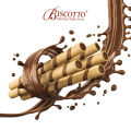 Snacks - Biscuits - Chocholate Waffers - Biscotto Stick Wafers - Biscotto Chocolate Hazlenut Flavour Wafers - Wafers Biscuits - Biscotto Biscuits - Crunchy Wafers Chocolate Hazlenut Flavour (125g). 