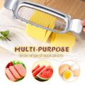 Creativity Stainless Steel Cheese Slicer Handheld Multifunctional Cheese Cut Wire Kitchen Food Tool Cheese Divider. 