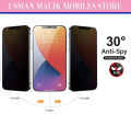 Vivo Y91c Privacy Tempered Glass (No Black Border) Anti Spy Flexible Screen Protector. 