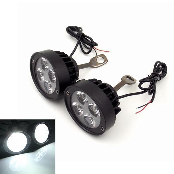 12V Motorcycle Super Fog Light Waterproof LED Headlight Rear View Mirror Lights Spot Lightt Assist Lamp