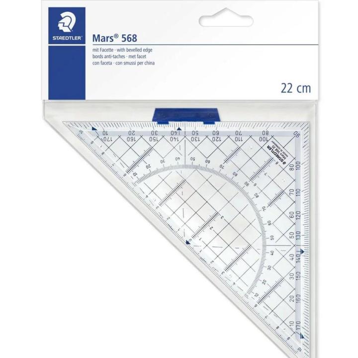 Mars® Geometry Set Squares (Ttransparent Body)