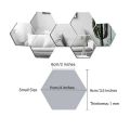 Dotz Wall Art Design Room Decoration Items Trending Wall Art for Living Room Beautiful Wall Decor for Bedroom Hexagon Mirror Acrylic Wall Art. 
