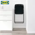 IKEA Folding Chair : NISSE, Black | White. 