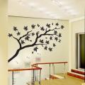 Fashion pvc wall stickers bedroom living room TV Dining Maple flowers backdrop - Sticker JM7005. 