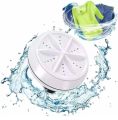 MiniWashing Machine,Portable Ultrasonic USB Turbo Washing Machine,Mini Washer for Travelling,Camping,Business Trip.Mini Washing Machine for Cleaning Sock,Underwear,Small Rags,Towel. 