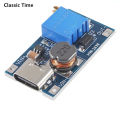 MT3608 DC-DC 2A Step Up Adjustable Boost Module Power Supply Booster Module With Type-C USB 2V-24V to 5V 9V 12V 28V for Arduino. 