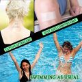 BJIA 100Pcs Practical Waterproof Bandage Swimming Transparent Film Stretch Adhesive Bandage Tape Large Showering Tattoos Dressing Bandages. 