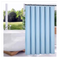 Shower Curtain Waterproof Bathroom Free 12 Hook Ring Plain Color Large Wide Bathing Cover - Multicolor. 