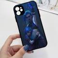 Arcane jinx Phone Case For iPhone 13 12 11 Mini Pro XR XS Max 7 8 Plus X Matte transparent Back Cover. 