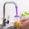 2 in 1 Silicone Kitchen Faucet Water-saving Filter Shower Water Rotating Spray Regulator Tap Water Filter Valve Kitchen Bathroom Access. 