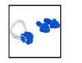 swimming nose clip ear plug Nose clip ear plug swimming water pool accessories pool accessories. 