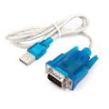 USB To RS232 Cable CH340 Chip Serial DB9 Converter 9 Pin Adapter Converter Cable for Windows. 