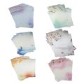 48Pcs Writing Stationery Paper & 1 Set Vintage Stationery Sets with Envelopes for Writing Letters. 