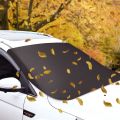 Large 4 Seasons Car Snow Shield Magnetic Thickened Windscreen Cover 170x118cm Anti-frost Sun Protection Half Car Cover. 