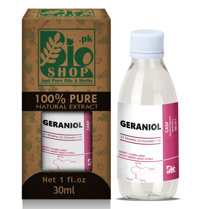 Geraniol Aroma Chemical Ingredients for Perfumers 100% Pure