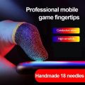 Premium Gaming Finger Sleeves Bundle - 1, 3, or 5 Pairs | Breathable, Anti-Sweat, Touch Screen-Friendly Thumb Gloves for PUBG & Mobile Gaming | Best-Quality Finger Cots for Enhanced Performance. 
