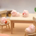 Mini Cute Pig Figurine Animal Model Moss Micro Landscape Home Decor Miniature Fairy Garden Decoration Accessories Conbo. 