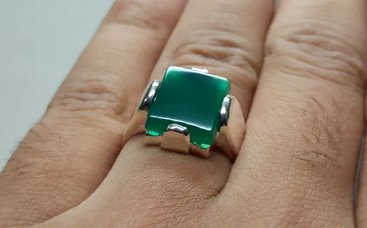 Natural%20Mens%20Green%20Aqeeq%20Ring%20Sterling%20Silver%20925%20Green%20Onyx%20Ring%20Women%20Green%20Agate%20Ring%20Handmade%20Green%20Carnelian%20Ring%20Real%20Green%20Akik%20Ring%20Original%20Gemstone%20Ring%20For%20Men%20-%20Image%206