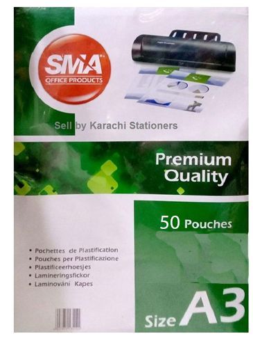 A3 size 75M 100pcs Lamination Pouches A3 75 Microns Lamination Pouch Hard Binding Card Pouch Lamination Pouches A3 SMA Lamination Pouches A3 SMA