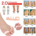 1 Pair Toe Separators Elastic/Silicone Corrector Straightener Toe Spacers Relief. 