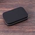 10 Pcs 95X60X21mm Black Tin Box Black Metal Box with Matte Candy Box Small Box. 