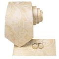 Hi-Tie Elegant Mens Ties Sage Green Silk Necktie For Men Hanky Cufflink Wedding Party Business Fashion Brand Designer. 