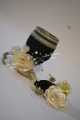 doodh pilai glass/ wedding accessories/ wedding glass/ glass with tray-black. 