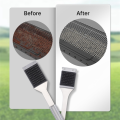 2 Pack Grill Brush, 16.5Inch & 14Inch Wire BBQ Grill Brush for Outdoor Grill, Stainless Steel Cleaning Brush Silver. 