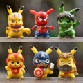 10pcs/6pcs Pokemon Pikachu Action Figure Pet Collection Pocket Monster Anime Model Toys Doll Kids Christmas Gift Children Gifts. 