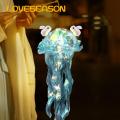Diy Lighting Portable Led Jellyfish Lamp for Ocean Themed Room Decor Perfect for Parties Weddings Jellyfish Lantern. 