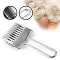 Stainless Steel Noodle Lattice Roller Dough Cutter Pasta Marker Kitchen Gadget. 