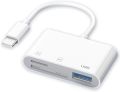 FITFORT (UCN3281) TYPE C Hub PRO 6-in-1 Multi-Port Adapter, Portable Space Aluminium Dongle with 4K HDMI Output, 3 x USB 3.0 Ports, SD/Micro SD Card Reader Compatible for MacBook Pro, XPS & More Type C Devices. 