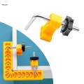 90 Degree Positioning Squares Right Angle Clamp Orange Woodworking Tool Fixture. 