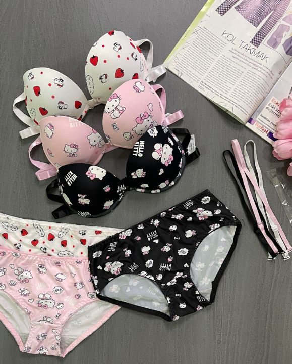 High%20Quality%20Front%20Open%204%20In%201%20Push-up%20Hello%20Kitty%20Print%20Adjustable%20Straps%20Bra%20Panty%20Set%20016%20-%20Image%202