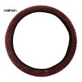 Mal Universal Winter Anti-Slip Soft Plush Car Steering Wheel Protected Cover Holder. 