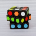 New Rubik Cube 3x3 Black. 