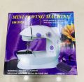 GST MINI SEWING MACHINE WITH DOUBLE THREADS AND TW SPEED CONTROL. 