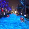 KOOT Outdoor Water Wave Lights Projector Ocean Ripple Garden Lighting 10 Color LED Waterproof Water Effect with Remote for Christmas Halloween Garden Indoor Wedding Party Holiday Disco Kids. 