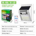 LYTZON Solar Alarm with Motion Detector, Outdoor Farm Anti-Theft Infrared Wireless Induction. Sound and Light Alarm, High Volume,3 Working Modes to Switch, Security Solar Lamp for Farm ,Barn, Villa, Yard, Garden. 