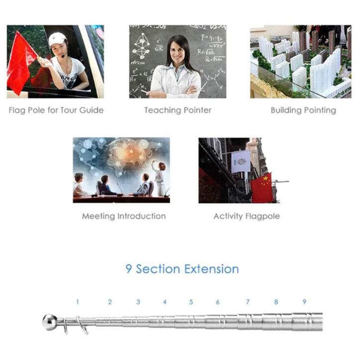 4Pcs Teacher Pointer for Classroom Whiteboard Pointer (Flagpole) | Daraz.pk