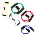 MIYAUP Fitness Exercise 8-line Tension Rope Dual Color Chest Expander Yoga Rubber Band. 