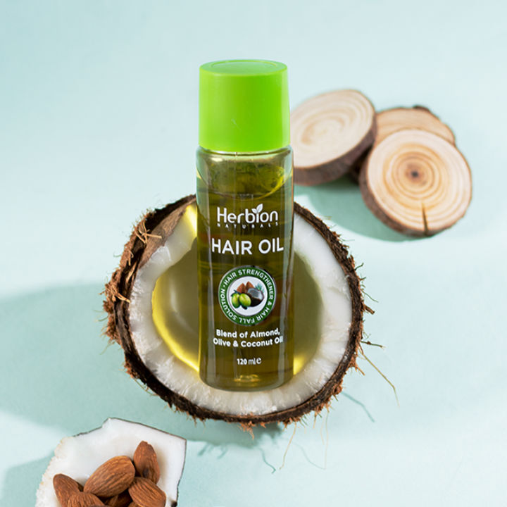 Herbion Naturals Almond  Olive  Coconut Hair Oil